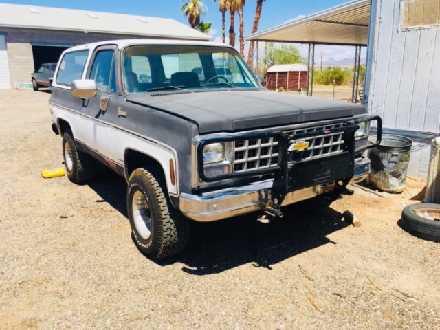 1980 chevrolet blazer k5 silverado 350/350 4x4 rust free california no reserve