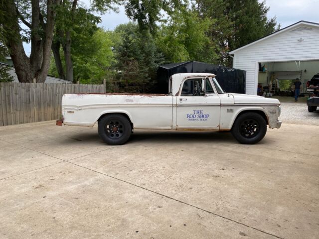 1970 dodge d200 pickup white rwd automatic camper special