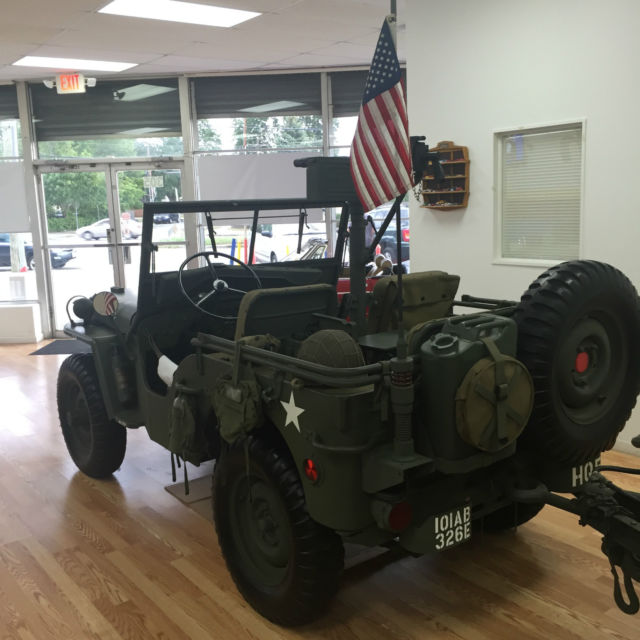 1947 willy's jeep military equipped - pristine!