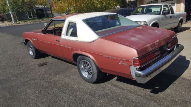1977 buick skylark sport with built motor, x-body similar to nova and omega