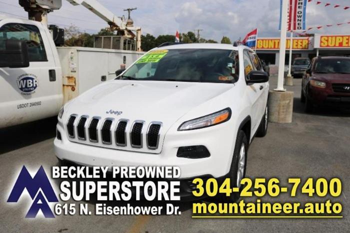 2016 jeep cherokee sport 4x4 sport 4dr suv for sale in beckley, west virginia