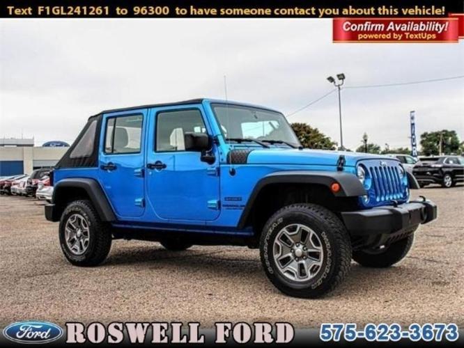 2016 jeep wrangler unlimited sport 4x4 sport 4dr suv for sale in elkins, new mexico
