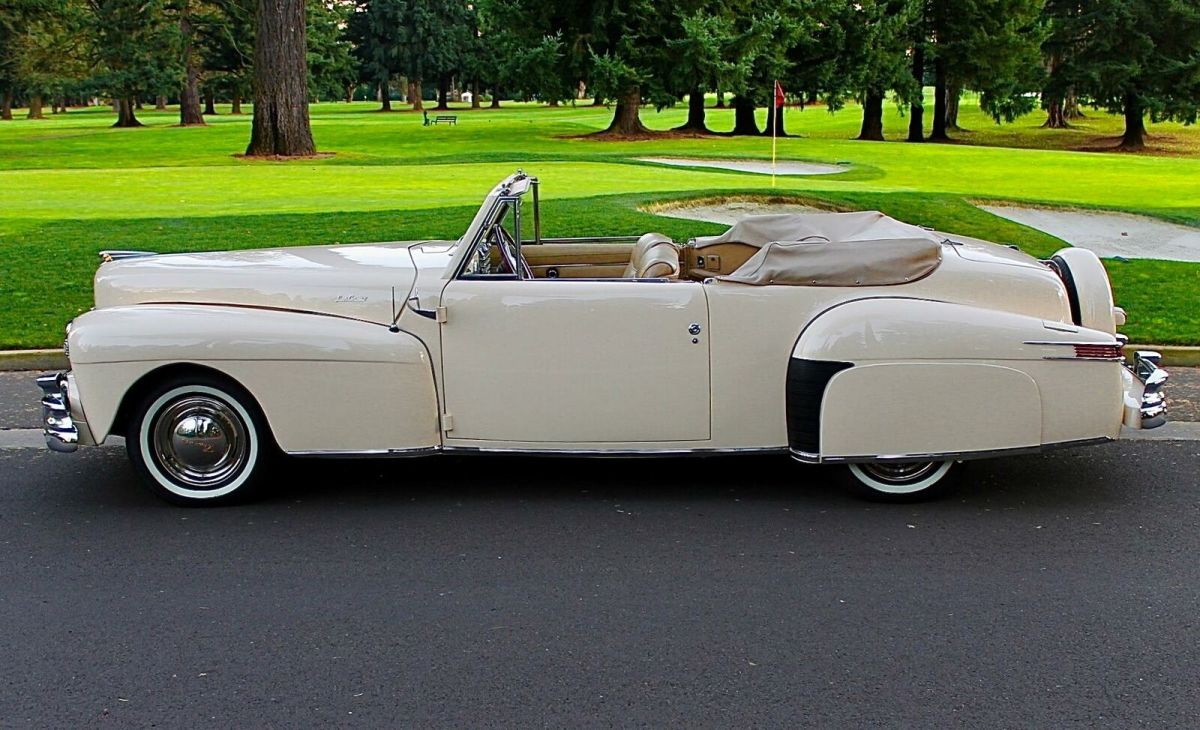 1947 lincoln continental cabriolet, fully restored, award winner, overdrive!