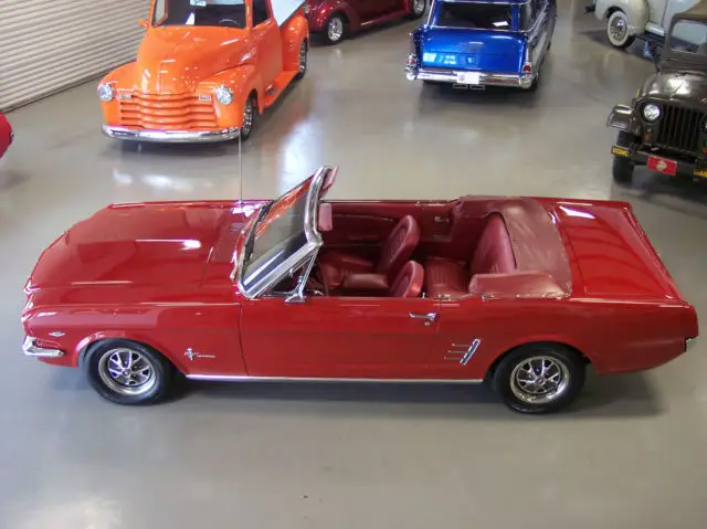 gorgeous restored 1966 ford mustang convertible 289 a/c low miles show and go!!