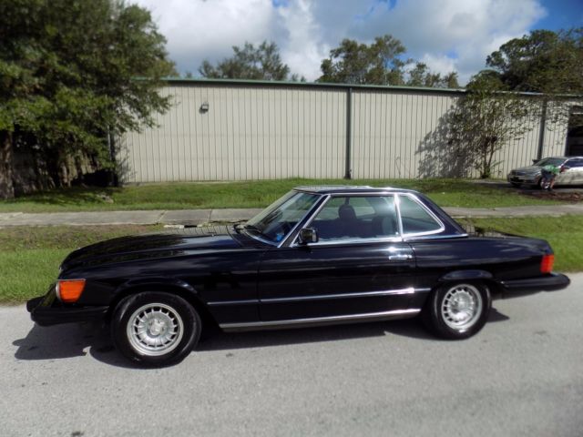 1985 mercedes 380 sl triple black excellent example 2 owner car with 79 k mi