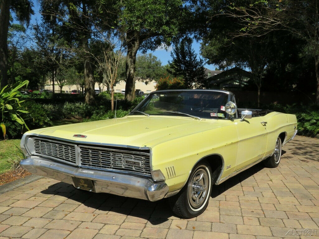 rare 1968 ford galaxie xl 390 v8 auto factory a/c power steering & brakes