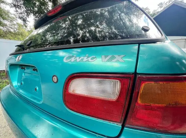1994 honda civic hatchback green fwd manual vx
