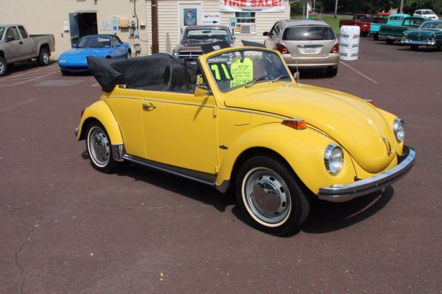 1971 vw super beetle karmann body convertible completely restored