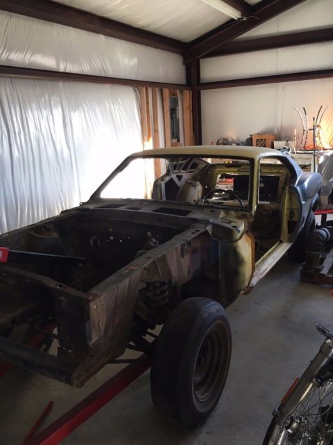 1970 ford mustang mach 1 fastback project car -- numbers matching