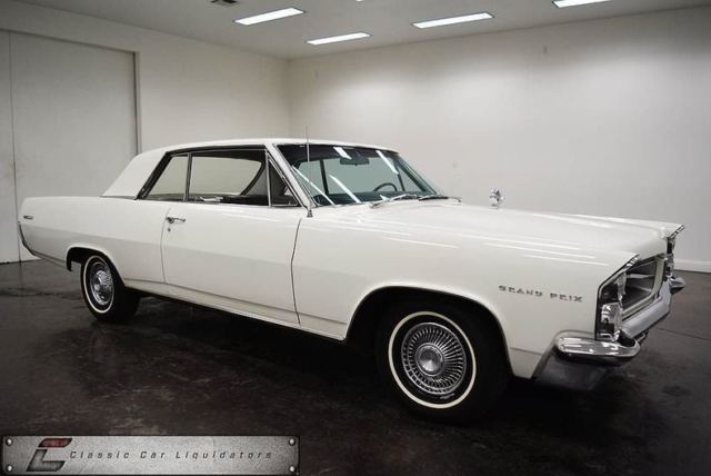 1963 pontiac grand prix 38888 miles cameo ivory 389 v8 3-speed roto hydra-mati