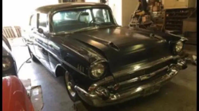 don't miss this opertunity1957 chevy 210 bel air 327 4 speed texas car zero rust