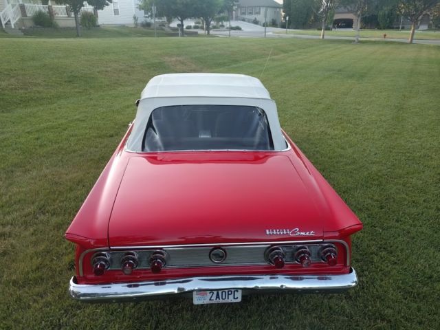***1963 mercury comet convertible s-22 inline 6 cyl engine 4 speed trans s-22***