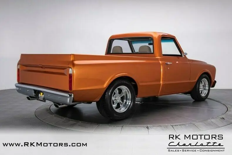 1967 chevrolet c10 pickup truck copper pickup truck 350 v8 3 speed automatic