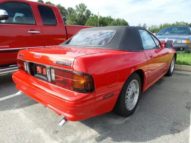 1989 2d convertible used rotary engine manual rwd red