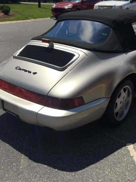 1991 porsche 911 carrera 4 convertible awd h6 manual
