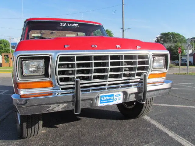 1979 ford f100 race red lariat magna flow 6ft step box alloys new tires