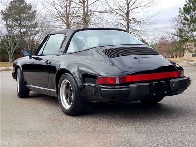 1989 porsche 911 targa g50 black on black clean carfax