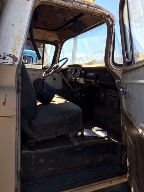1957 gmc 450 series flat bed farm truck "bull frog"