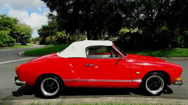 1971 volkswagen karmann ghia convertible runs, drives and looks great no reserve
