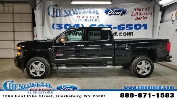 2015 chevrolet silverado 2500hd ltz 4x4 ltz 4dr crew cab lb for sale in clarksburg, west virginia