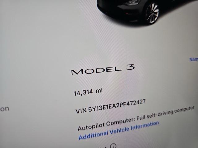 2023 tesla model 3 standard range