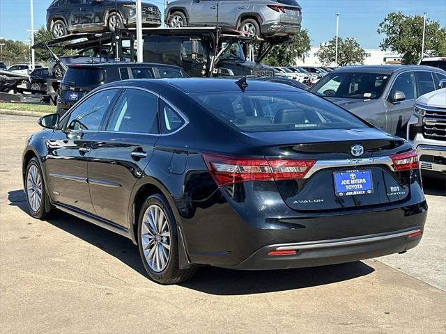 2016 toyota avalon hybrid limited