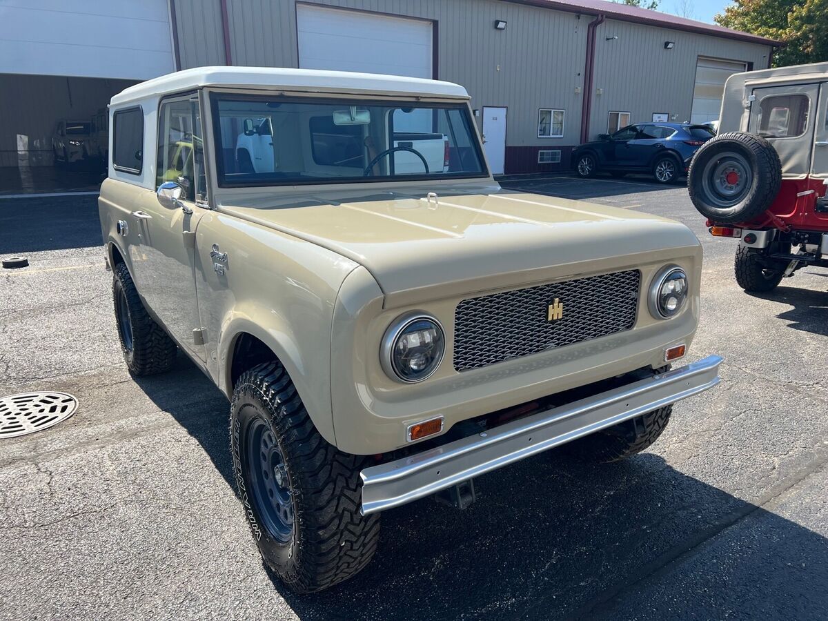 1962 international scout 80 brown 4wd manual harvest