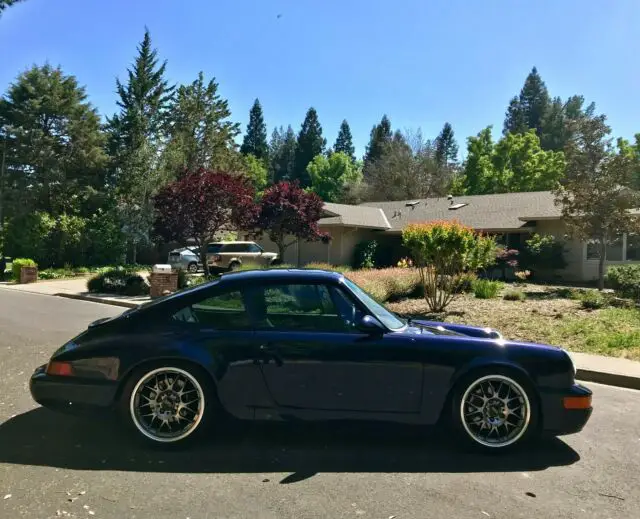 1991 porsche 911 964 carrera 4 rare midnight blue metallic 6 speed