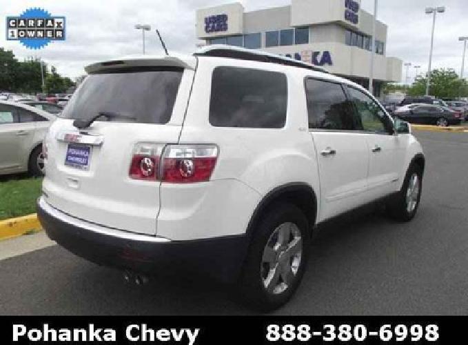 2008 gmc acadia slt2 in chantilly, va