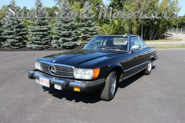1983 black roadster convertible hardtop low miles two owners