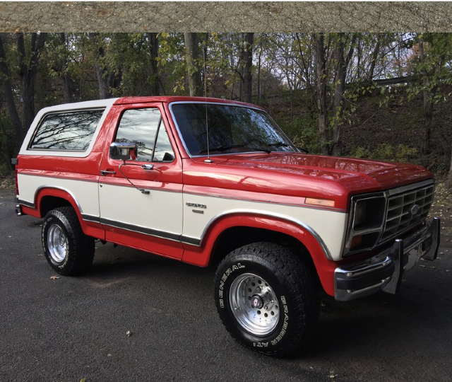1986 ford bronco xlt sport utility 2-door 5.0l