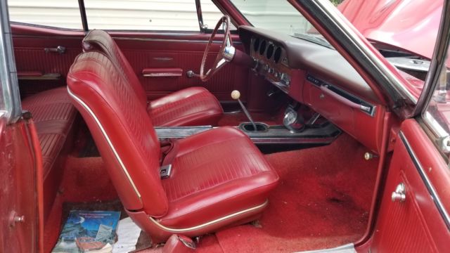 1966 pontiac gto 389 burgundy/red same owner 42 years pop, phs docs, orig. paint