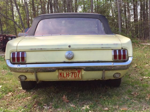 1966 mustang convertible a-code 289 4v manual unrestored survivor...no reserve