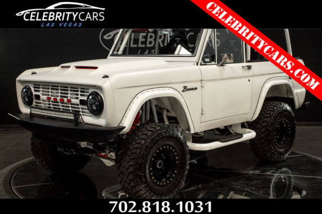 1968 ford bronco restomod, coyote 5.0l v8 430 hp full restoration matte white