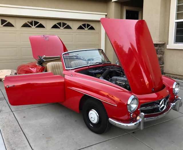 1957 mercedes-benz 190sl very nice driver, newer top and interior!
