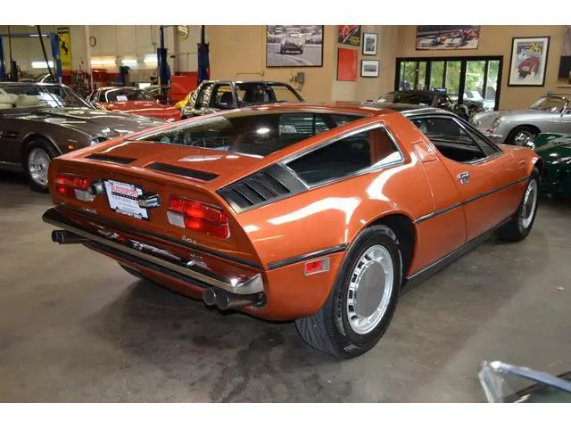 1974 maserati bora 15,000 miles rame tetallic (copper) manual
