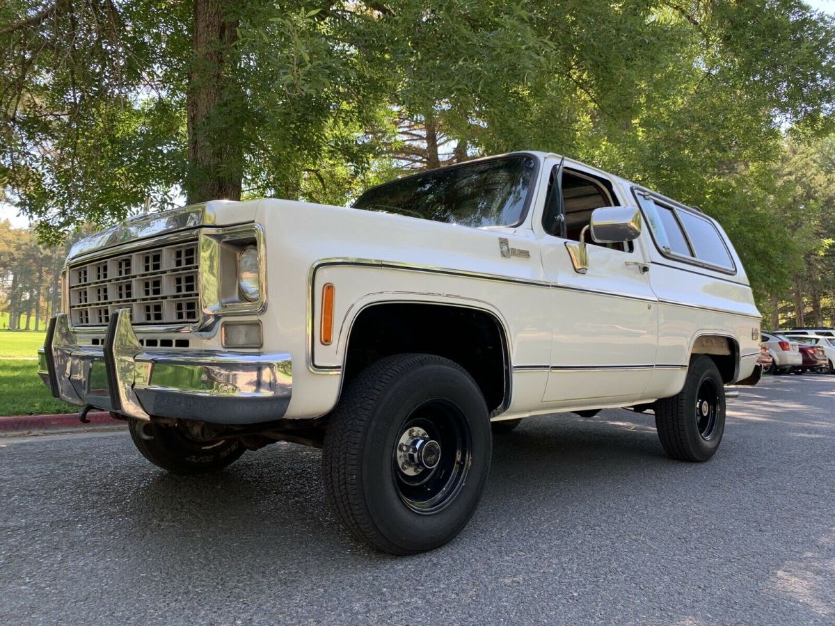 1978 chevrolet blazer suv white 4wd automatic k5