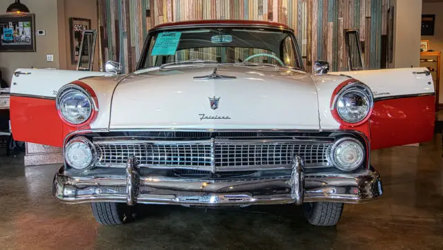 1955 ford victoria, matching number, v8, automatic, continental kit