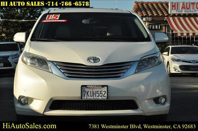 2015 toyota sienna limited