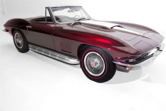 1967 chevrolet corvette brandywine 383 ac convertible