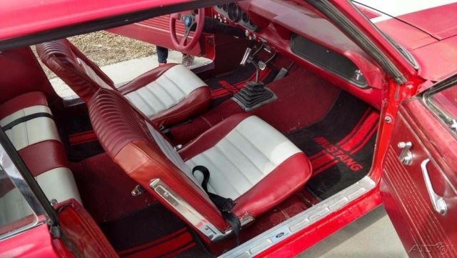1966 ford mustang used manual t-5, coupe, 500hp, single ott gauge
