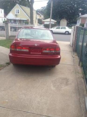 01 honda accord ex -red-auto-51k mi in jamaica, ny