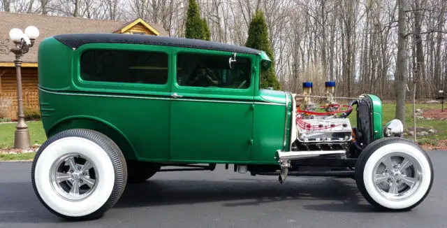 1930 ford hot rod street rod model a hemi powered all steel nice build 32 sedan