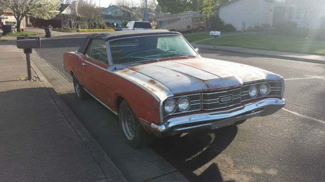 1969 mercury montego mx convertible 351 v/8 barn find