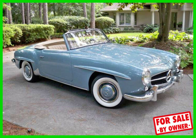 1958 mercedes benz 190sl convertible 4-cyl 4-speed manual rwd restored sc c84325