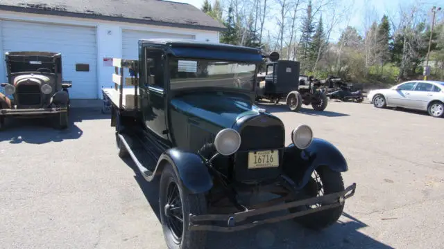 1928 ford model a aa stake bed truck rare full fenders delivery runner driver