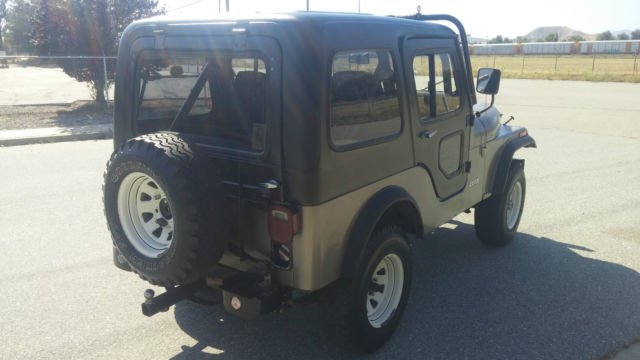 very clean rustfree cj5 4x4! with hardtop and winch! 1 owner california jeep!