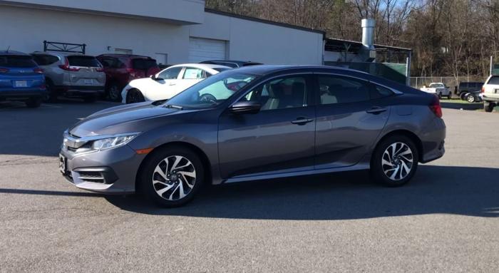 certified 2017 honda civic ex sedan danville, va 24541 for sale in danville, virginia