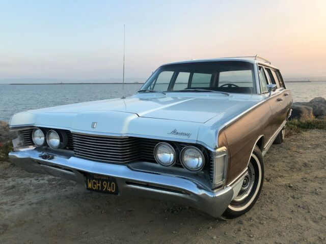 1968 mercury colony park california barn find original paint & cal black plates