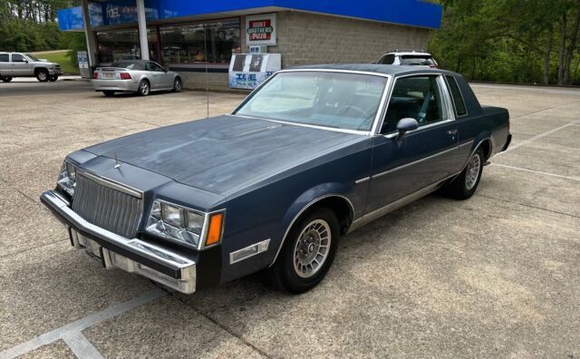 1983 buick regal coupe blue rwd automatic t-type